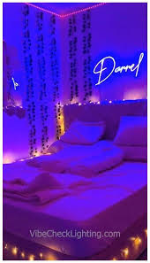 We gathered these minimalist bedrooms to inspire you to jump on this zen trend. Led Lights Bedroom Ideas Neon Blue Aesthetic Room Led Lights Bedroom Snapchat Ledlightsbedroomsnapchat Bedroom Makeover Room Design Bedroom Neon Bedroom