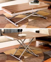 Dwell Rise Extending Coffee Table Walnut 239 Coffee Table To Dining Table Coffee Table Convert To Dining Table Adjustable Height Coffee Table