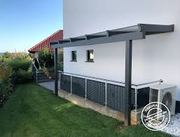 Ein Alu Terrassendach Der Marke Rexoclassic 5m X 1 6m In Anthrazit Mit Dieser Eleganten Terrassenuberdachung Uberdachung Terrasse Hausturvordach Uberdachungen