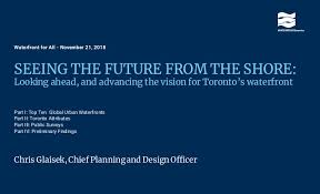 Waterfront Toronto 5 Year Vision For Torontos Waterfront