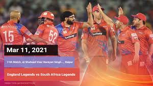 England cricket team latest news & info, photo gallery, stats, squad, ranking, venues & cricket score of all the matches on cricbuzz.com. Match Preview Today Cricket Match Prediction England Legends Vs South Africa Legends 11th T20 Who Will Win Playing Xi Dream11 Fantasy Cricket Tips Pitch Report On Mar 11 2021 Today Match Prediction