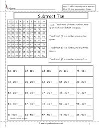 two digit subtraction worksheets