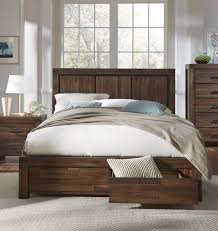 We have everything · make money when you sell · >80% items are new Meadow King Size Solid Wood Footboard Storage Bed In Brick Brown Modus 3f41d7