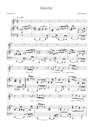 Gravity is working against me and gravity wants to bring me down oh, twice as much ain't. Gravity John Mayer Sheet Music For Piano Vocals Piano Voice Download And Print In Pdf Or Midi Free Sheet Music For Gravity By John Mayer Rock Musescore Com