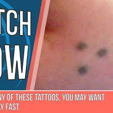 It means nothing, and looks like a freckle or a mole. What Does 3 Dots Tattoo Mean