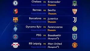 Jadwal liga champion 2021 untuk leg 2 16 besar ucl siaran langsung. Jadwal Liga Champions Macthday 6 Di Vidio Laga Penentu Nasib Psg Manchester United Dan Rb Leipzig