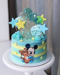 Bizcocho De Mickey Mouse En Suspiro Pin By Veronica Tume On Tematica Micky Mouse In 2020 Baby Birthday Cakes Baby Boy Birthday Cake Mickey Cakes