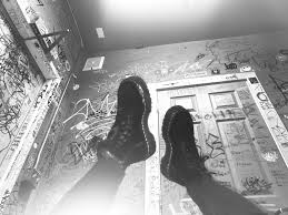Black And White Graffiti Aesthetic Dr Martens Grunge In 2020 Black And White Aesthetic Black Aesthetic Black And White