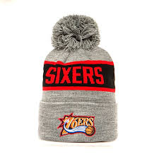 Rep your favorite team with new era cap's official national football league headwear collection. Mitchell Ness Philadelphia 76ers Beanie Grey Black Team Tone Knit Bludshop Com