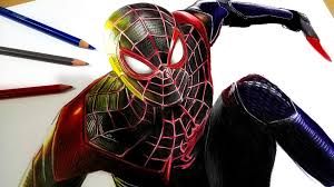 Miles morales, a new adventure from insomniac games coming to playstation 5. Made This Drawing Few Days Ago Miles Morales Colour Pencils Used Marvel