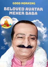 🙏 Jai Meher Baba Friends Good Morning🙏💜 💜"The Ancient One drew back His  bow and released the arrow carrying His Word. The arrow lodged in His  lovers' hearts and made a deep