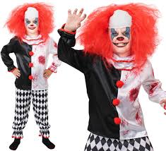 Then there's devil suits and even zombie athletes if you need scary costumes for boys. Kinder Killer Clown Kostum Jungen Madchen Horror Gruselig Halloween Kostum Ebay