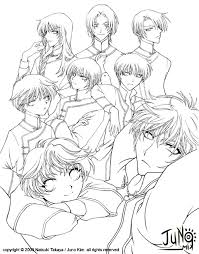 Download and print these free coloring pages. Fruits Basket Anime Coloring Pages