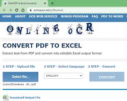 Turn microsoft 365 documents—including microsoft word, excel, and powerpoint files—into pdfs. 11 Best Free Online Scanned Pdf To Excel Converter Websites