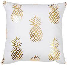 You may choose a single letter for the monogram or we have tons of pineapple bedding, comforters, duvet covers, quilts, sheets, throw pillows, shams. Stylish Gold Foil Velvet 18 X18 Throw Pillow Tropical Decorative Pillows By Styles I Love Inc Houzz