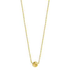 Sumersha 30pcs ball bead chain, sumersha 24 inches gold plated metal ball chain necklace 2.4mm bead adjustable metal pull chain extension beaded chain with matching connector jewelry findings. 14k Yellow Gold Ball Necklace 18 In Shane Co