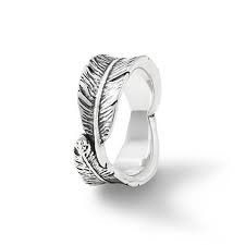 Hand drawn ink picture of 2 sea birds feathers. Birds Of A Feather Ring James Avery