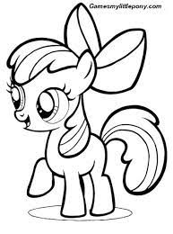 My Little Pony Apple Bloom Coloring Coloring Page My Little Pony Coloring Pages Here are 55 free printable my little pony coloring it stars a unicorn pony named twilight sparkle, a student of princess celestia, the ruler of the magical land of equestria. my little pony apple bloom coloring