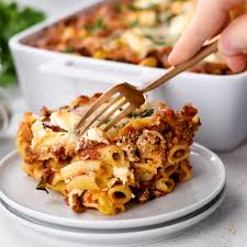 Baked Ziti With Meat Sauce Video Baked Pasta Recipes Recipes Baked Pasta Dishes