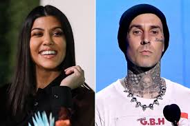Kourtney kardashian and travis barker star in tiktok family challenge with their kids. Kourtney Kardashian And Travis Barker Cozy Up In New Videos
