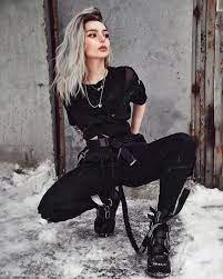 Shop the best aesthetic outfits, aesthetic clothes and accessories, sneakers and more at aesthetic outfits, your new favorite aesthetic clothing stores. Women On Black Outfits Vincisjournal Fashion Edgy Outfits Cool Outfits