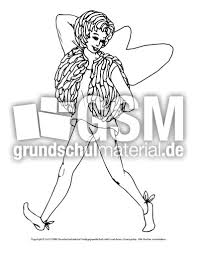 Ausmalbild Elfe 7 Elfen Ausmalbilder Ausmalbilder Bildende Kunst Material Klasse 1 Grundschulmaterial De