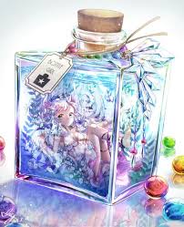 Kết quả hình ảnh cho anime trong chai lọ
