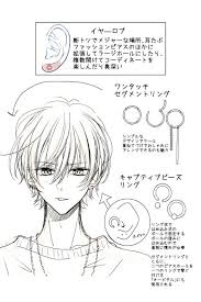 ピアスの描き方は 開ける位置ごとにアクセサリーの描き方をイラストで解説 お絵かき図鑑 アニメポーズリファレンス イラスト 描き方