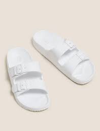 Spray product directly on the area of footbed to be cleaned. Two Strap Eva Footbed Sandals M S Collection M S