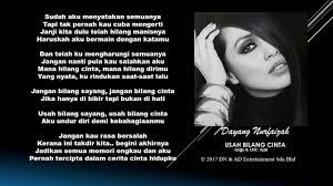 How can i start to say ? Dayang Nurfaizah Usah Bilang Cinta 2017 Youtube