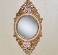 Emmalynn Rose Floral Wall Mirror