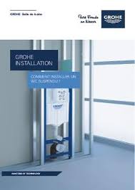 Comment Installer Un Wc Suspendu Tuto Grohe