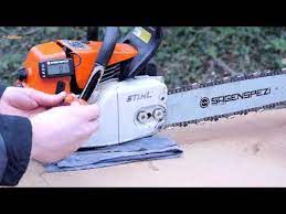 vergaser einstellen mit einem sagenspezi drehzahlmesser bei einer stihl motorsage youtube motorsage vergaser motor
