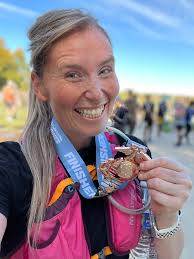 First marathon complete! I had been running for a year. Decided to shoot my  shot at a marathon. Got a coach and within 2.5 months able to complete it.  3:54:10 definitely an