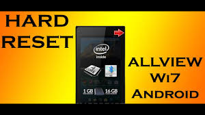 Hard Reset ALLVIEW Wi7 Android - YouTube
