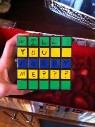 Rubik S Cube Marriage Proposal Marriage Proposals Rubiks Cube Cube