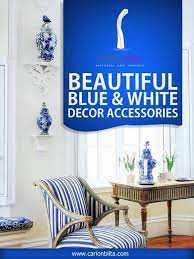 Beautiful Blue And White Decor Accessories Blue White Decor White Decor White Interior