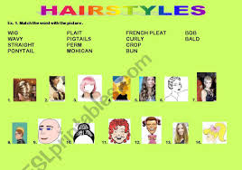 Games and tests for this vocabulary unit. Hairstyles Vocabulary And Crossword Esl Worksheet By Ewkaobsz