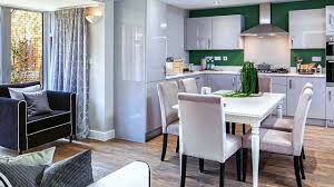 Choices of paint colors and flooring frame the character of a room. Small Kitchen Dining Room Together New Ideas House Home