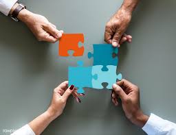 Download Premium Psd Of Business Teamwork Cooperation Jigsaw Isolated Web Design Websites Teamwork Cooperation