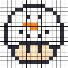 Olaf Mario Mushroom Perler Beads Perler Bead Mario Pixel Art Pattern