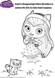 Connect The Dots Hazel Little Charmers Charmer Colouring Pages