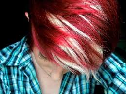 Image Result For Short Red Hair With White Highlights Hair Styles Hair Trendy Hair Color