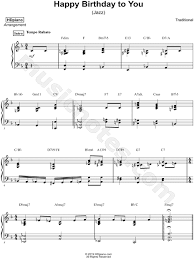 Click the image below to view or purchase a set. Hdpiano Happy Birthday To You Jazz Sheet Music Piano Solo In F Major Download Print Sku Mn0194257