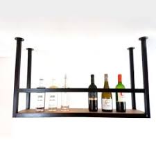 Een Stoer En Heel Praktisch Bar Rek Voor Boven Je Bartafel Of Natuurlijk Boven Een Groot Kookeiland Zet Je Flessen Olijf Olie Of Na Eiken Bartafel Rekken Bar