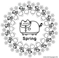 Pusheen coloring pages to print. Pusheen Coloring Mandala To Print Coloring And Drawing