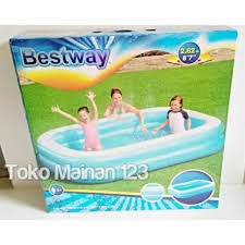 Kolam renang anak baby spa. Jual Kolam Renang Anak Kotak Bestway 54006 Shopee Indonesia