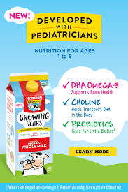 Growing Years Organic Whole Milk In 2020 Whole Milk Health Horizon Organic