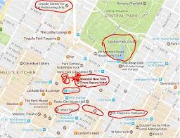 Hotel Area Map With Nearby Major Attractions Picture Of Sheraton New York Times Square Hotel New York City Tripadvisor