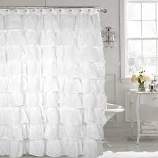 Get it as soon as wed, jun 30. Gypsy White Shabby Chic Ruffled Fabric Shower Curtain Altmeyer S Bedbathhome